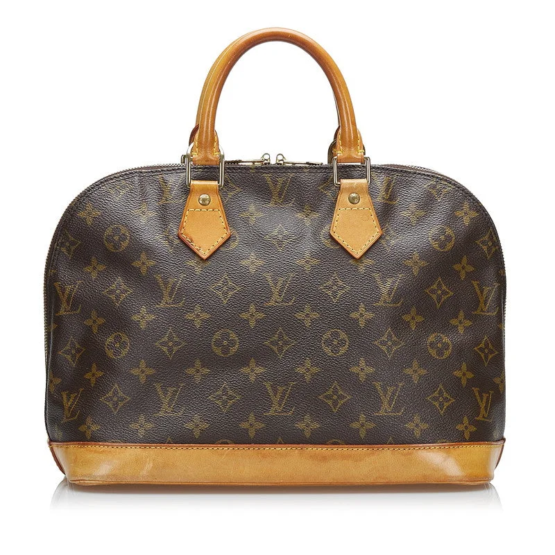 Louis Vuitton Brown Canvas Alma handbag bag