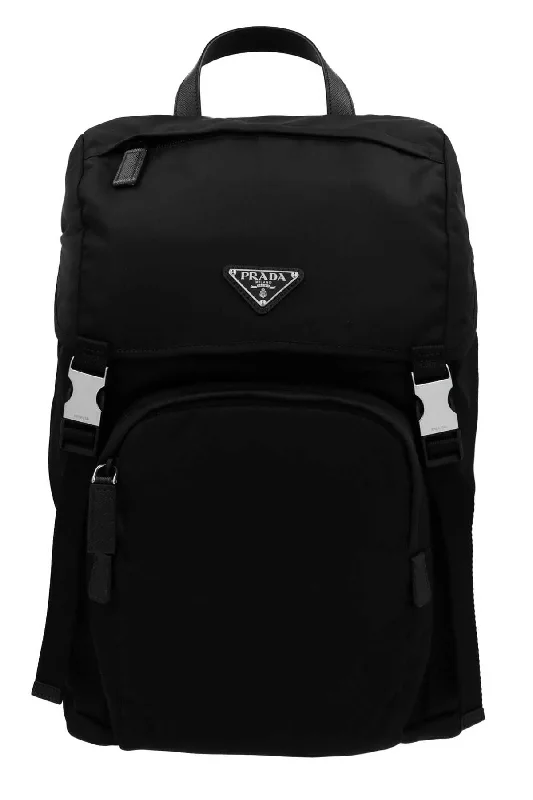 Prada Men Re-Nylon Logo Backpack