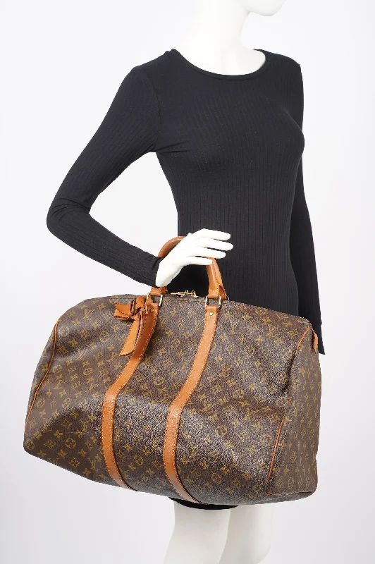 Louis Vuitton Womens Vintage Keepall Monogram 50