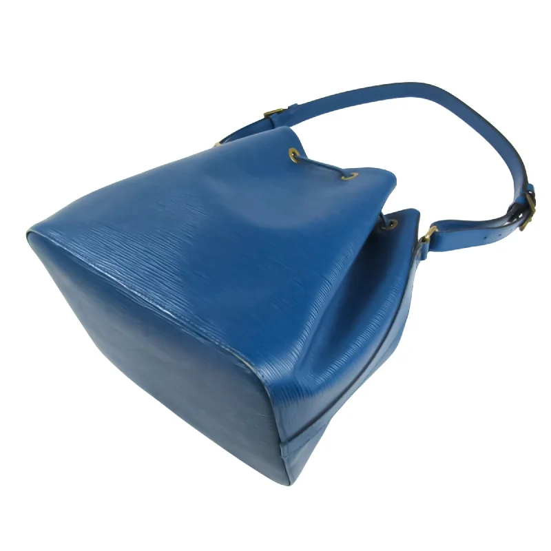 Louis Vuitton Blue Leather Petit Noe shoulder bag