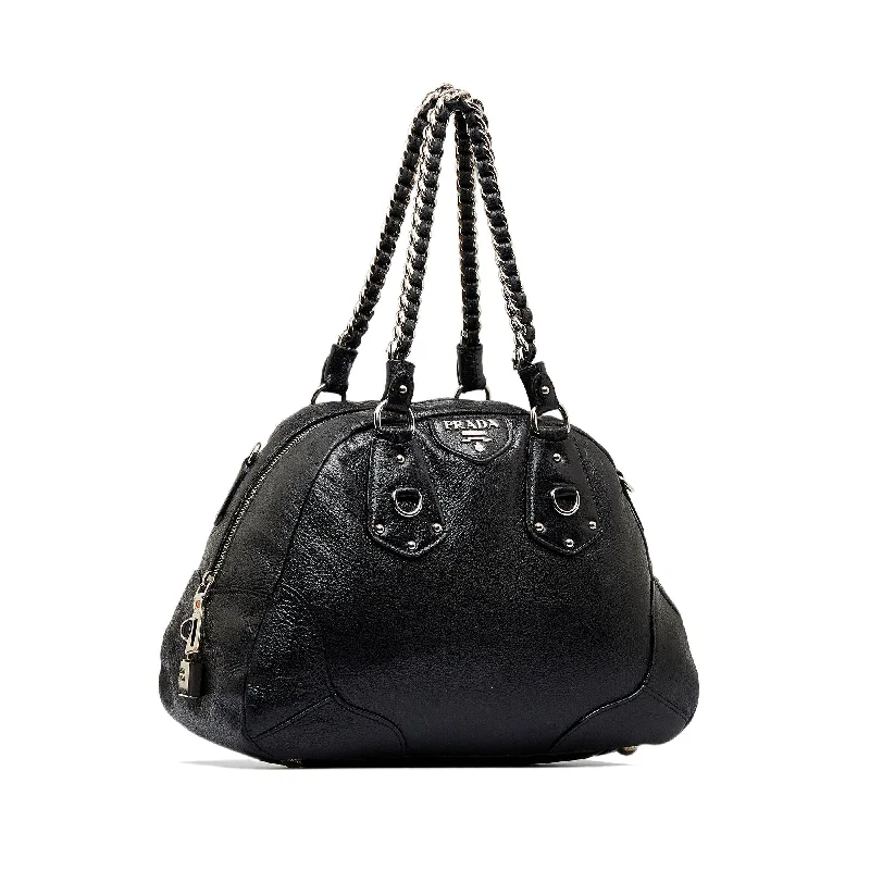 Prada Cervo Lux Chain Shoulder Bag (SHG-BiaDQI)