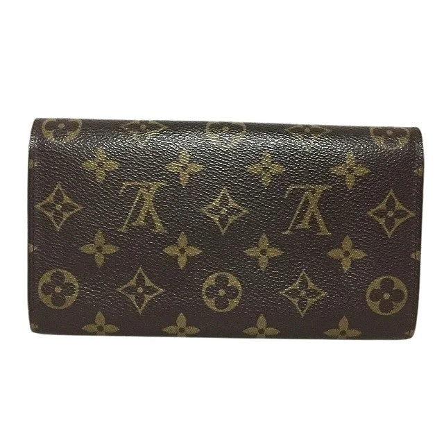 Louis Vuitton Brown Canvas Tresor wallet accessories