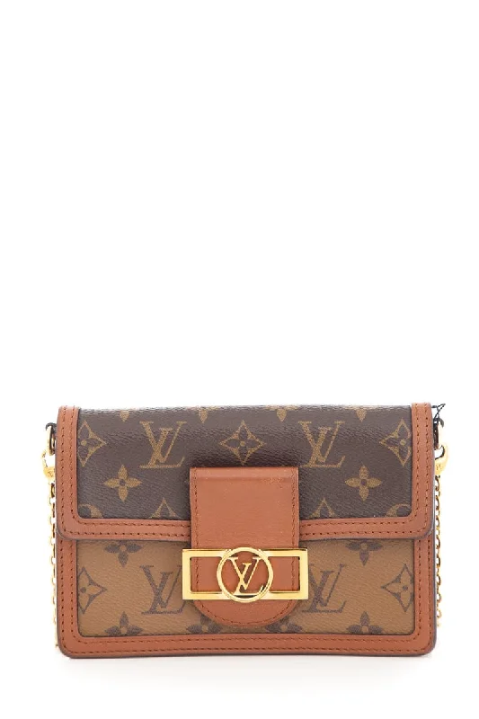 Louis Vuitton Monogram Dauphine Chain Wallet Cross-Body