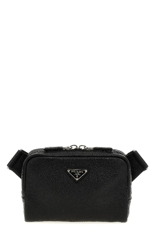 Prada Men Leather Shoulder Strap