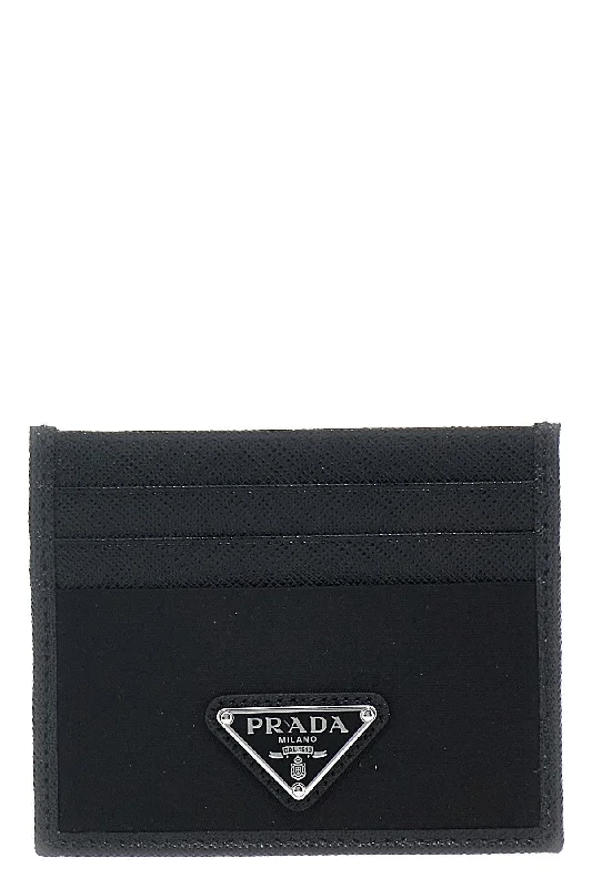 Prada Men Re-Nylon Saffiano Cardholder