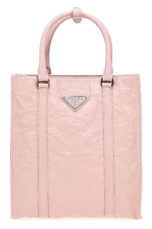 Prada Women 'Nappa Antique' Small Shopping Bag