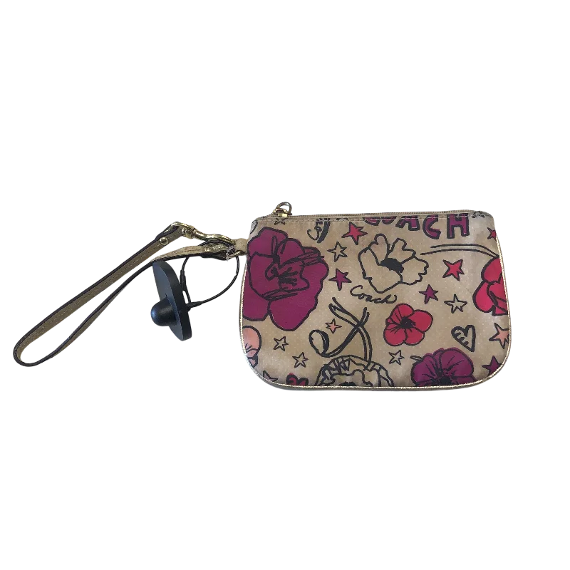 Wristlet Designer By Coach, Size: Small