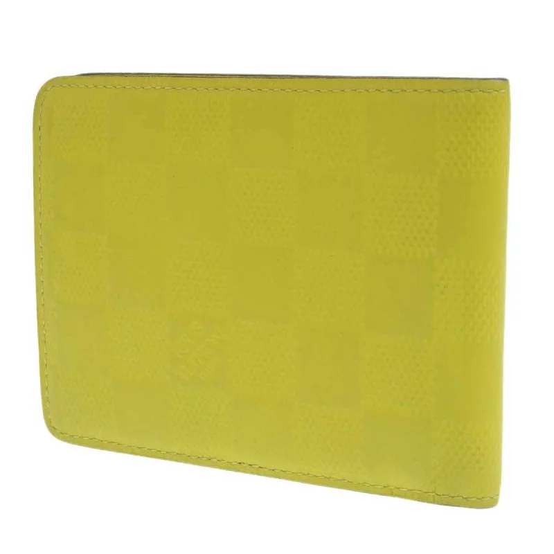 Louis Vuitton Yellow Canvas  wallet accessories