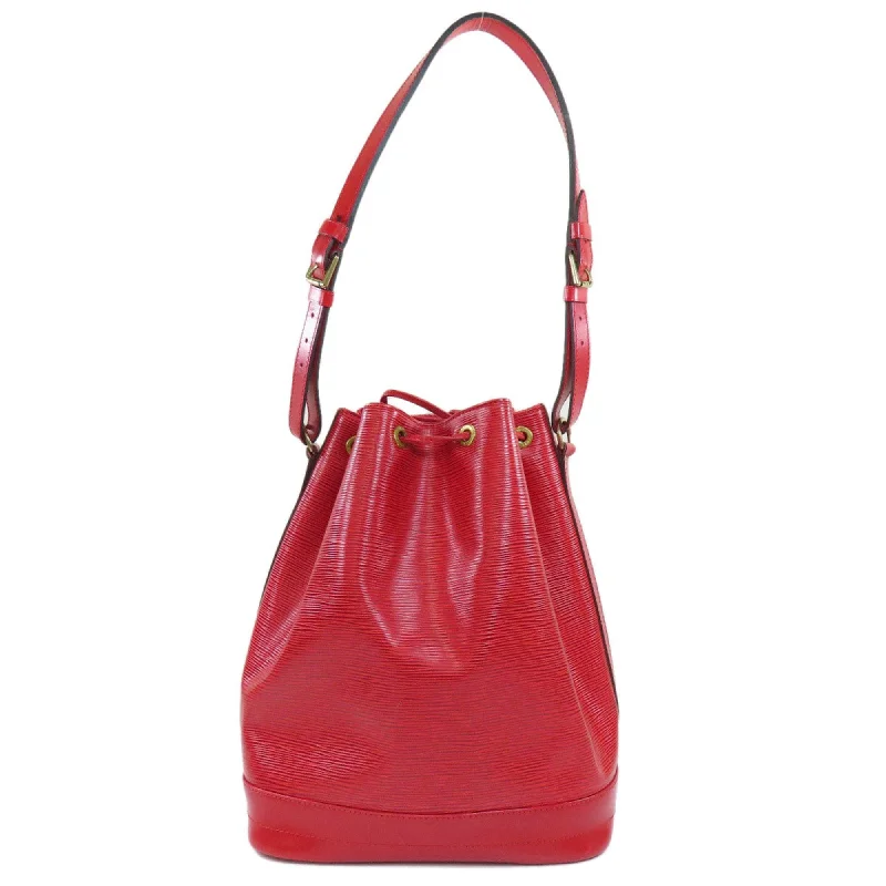 Louis Vuitton Red Leather Noe shoulder bag