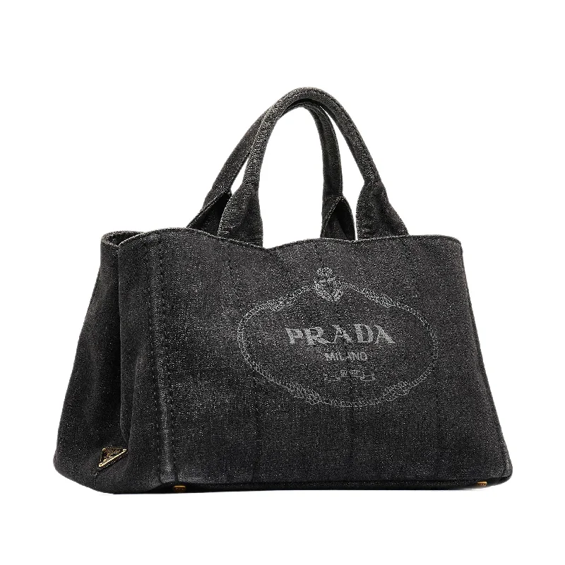 Prada Canapa Logo Satchel (SHG-Vt2KpI)