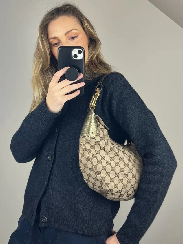 Vintage Gucci Bamboo Hobo Bag