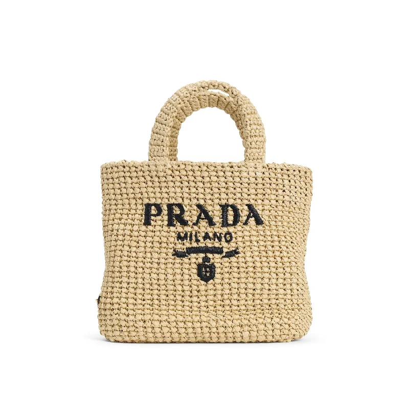 Prada Women Prada Small Crochet Tote Bag