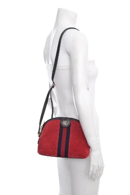 Gucci Red Ophidia Shoulder Bag