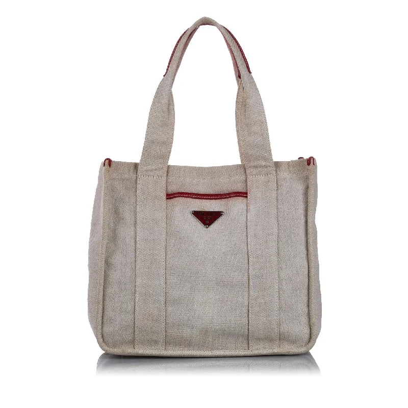 Prada Canvas Tote Bag (SHG-10744)