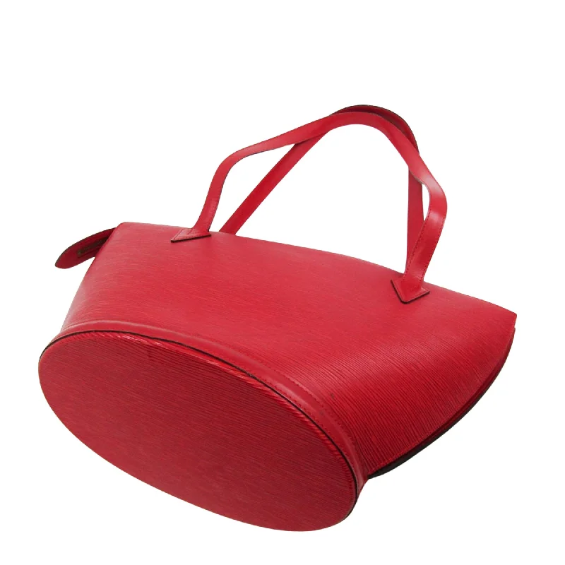 Louis Vuitton Red Leather Saint Jacques handbag bag