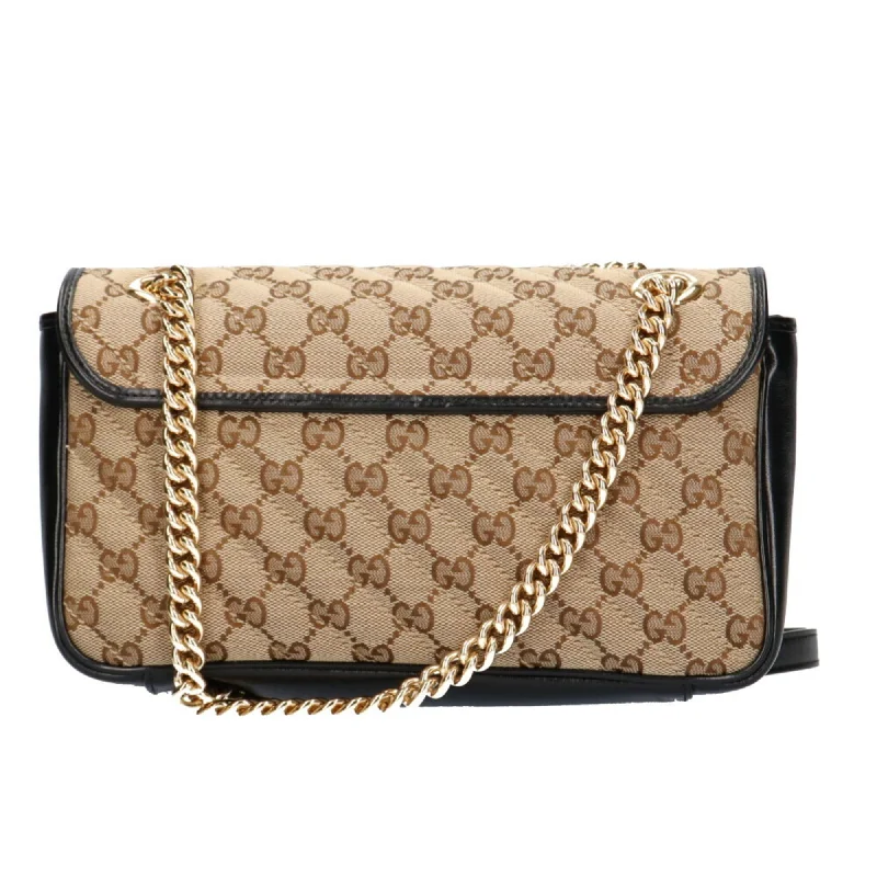 GUCCI GG Marmont shoulder bag canvas ladies