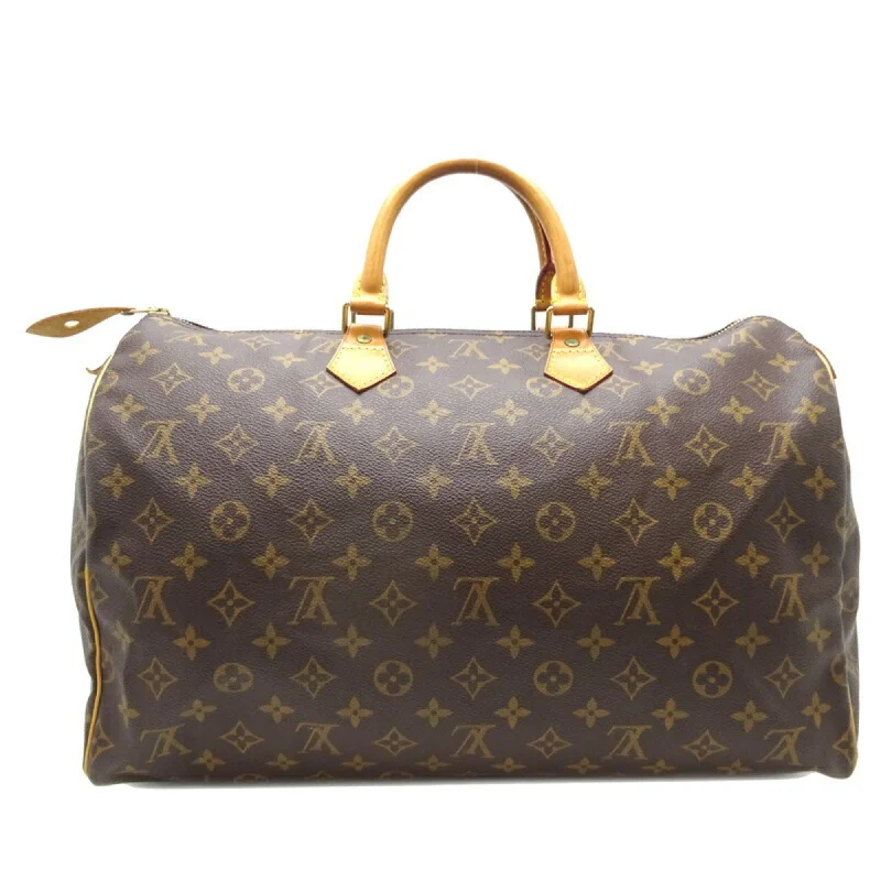 Louis Vuitton Brown Canvas Speedy 40 travel bag