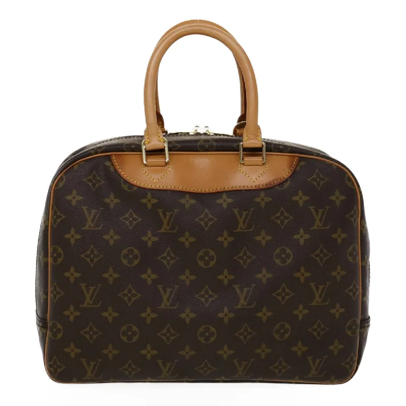 Louis Vuitton Brown Canvas Deauville handbag bag