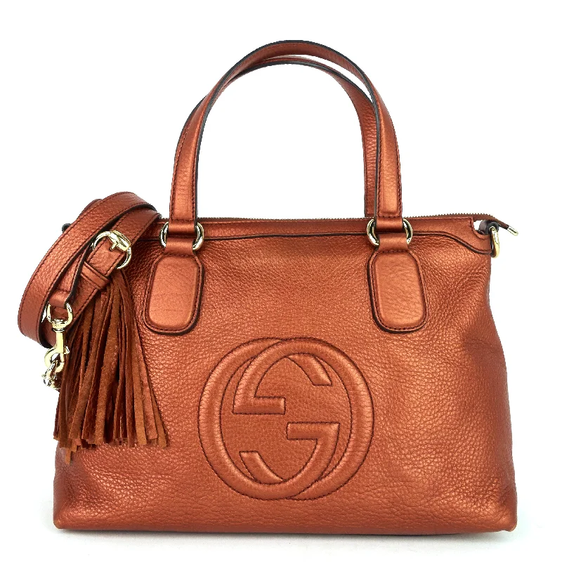 Soho Convertible Top Handle Small Leather Bag