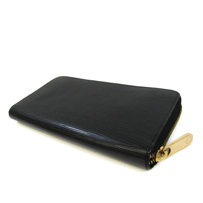 Louis Vuitton Black Leather Portefeuille zippy wallet accessories