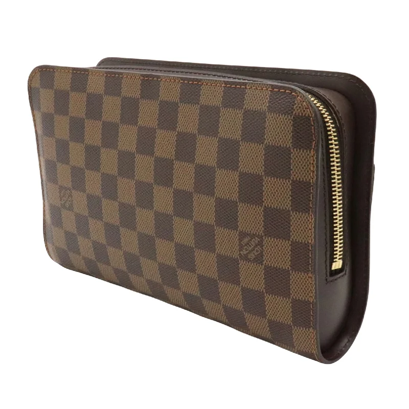 Louis Vuitton Brown Canvas Saint Louis clutch bag