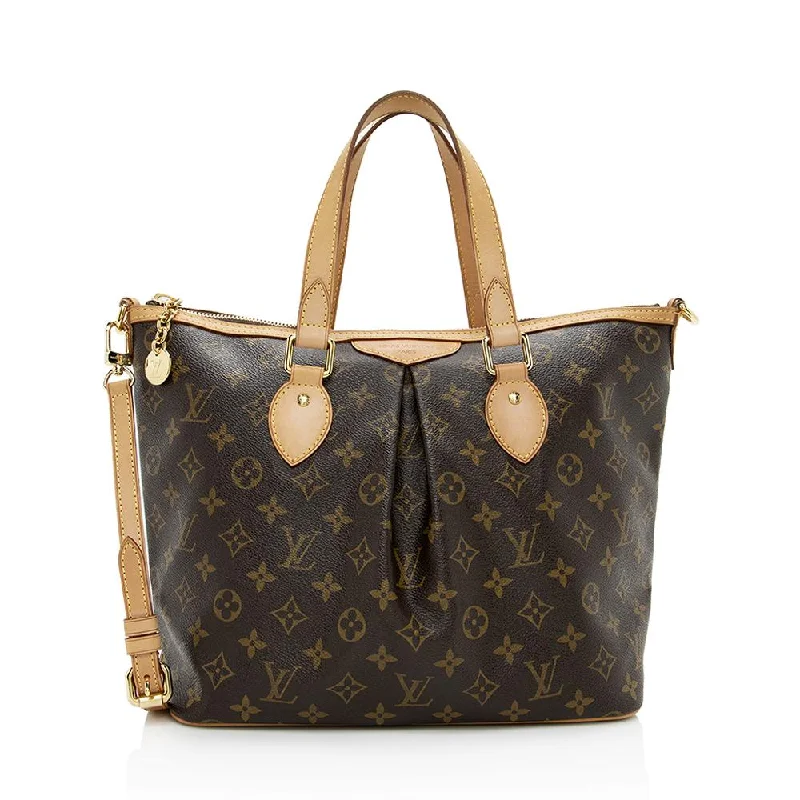 Louis Vuitton Monogram Canvas Palermo PM Tote (SHF-14567)