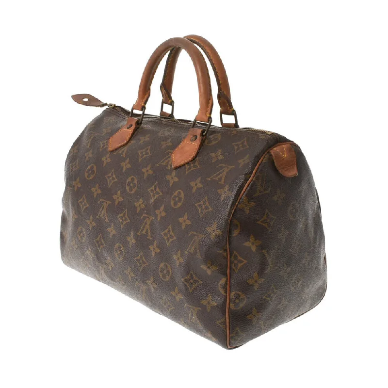 Louis Vuitton Brown Canvas Speedy 30 handbag bag