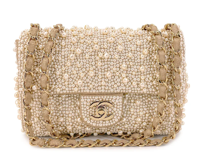 Chanel 17A Pearl Mini Flap Bag Paris-Cosmopolite Metiers D'Art FWW