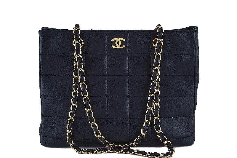 Chanel Black Quilted Classic Shoulder Shopper Tote Bag