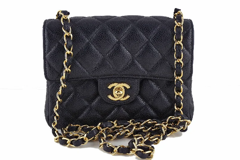 Chanel Caviar Mini Flap, Black Classic 2.55 Bag