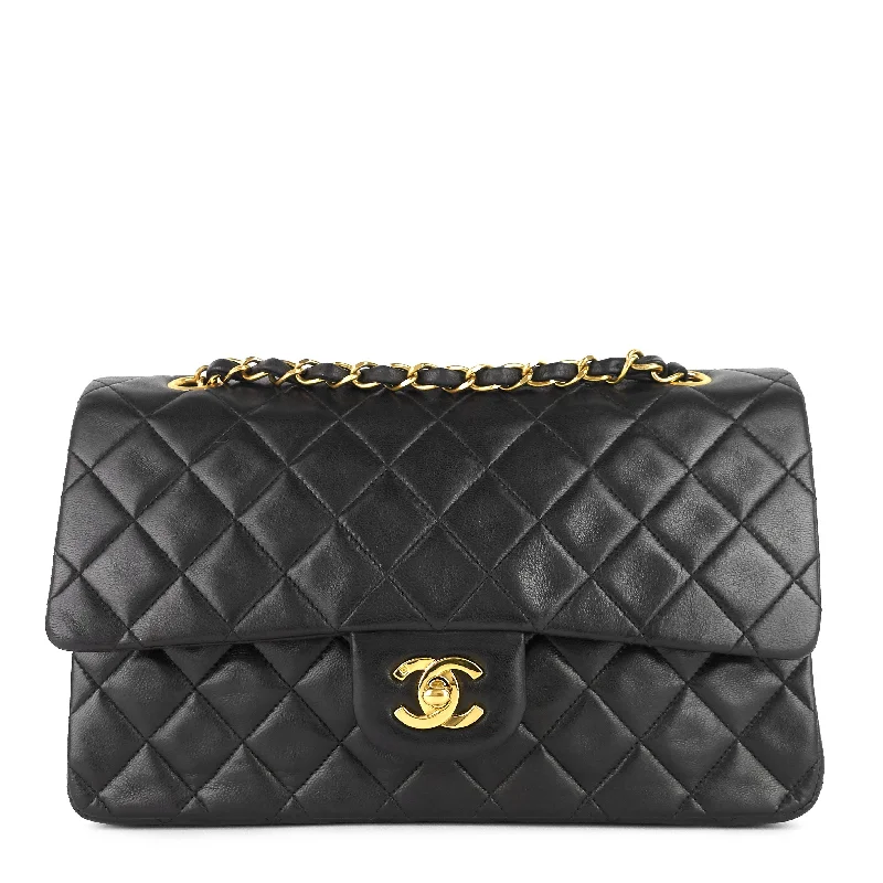 Double Flap Quilted Lambskin Leather Bag