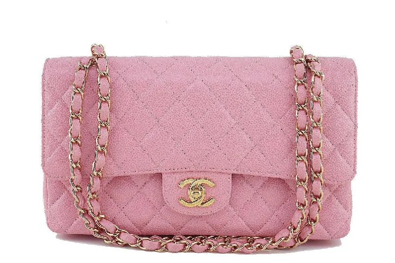 Chanel Pink Caviar Medium Classic 2.55 Double Flap Bag