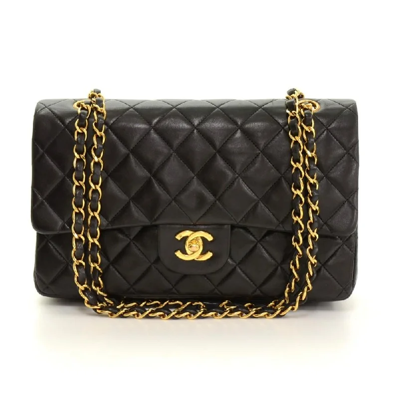 Double Flap Quilted Leather Bag