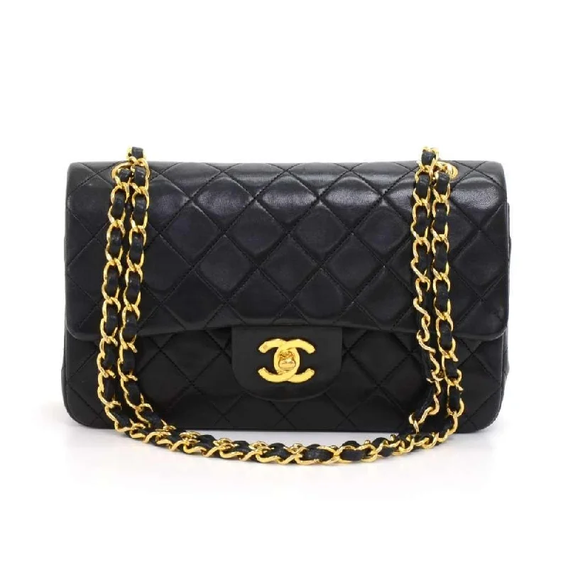 Double Flap Quilted Lambskin Leather Bag