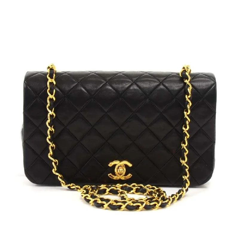 Classic Single Flap Quilted Lambskin Leather Shoulder Bag