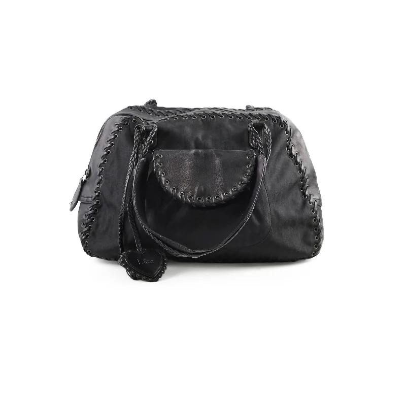 Christian Dior Oblique Nylon Tote Black