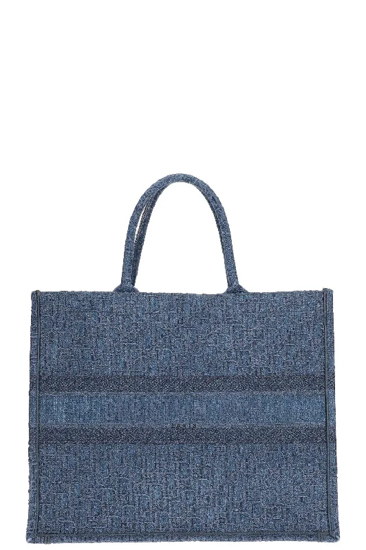 CHRISTIAN DIOR Book Tote Blue