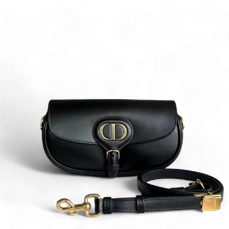 Dior Bobby East West - Smooth Calfskin Black Golden Hardware