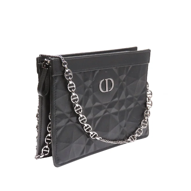 Dior Caro Zipped Pouch with Chain (SHG-vNjlJu)