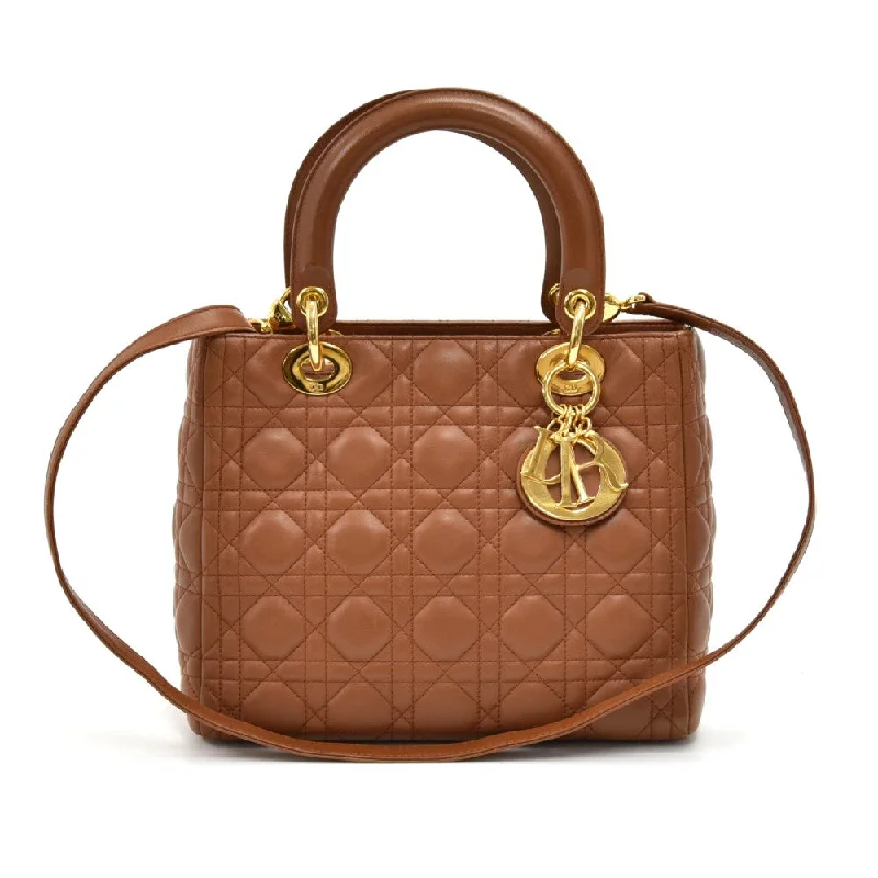 Lady Dior Cannage Quilt Leather Medium Bag